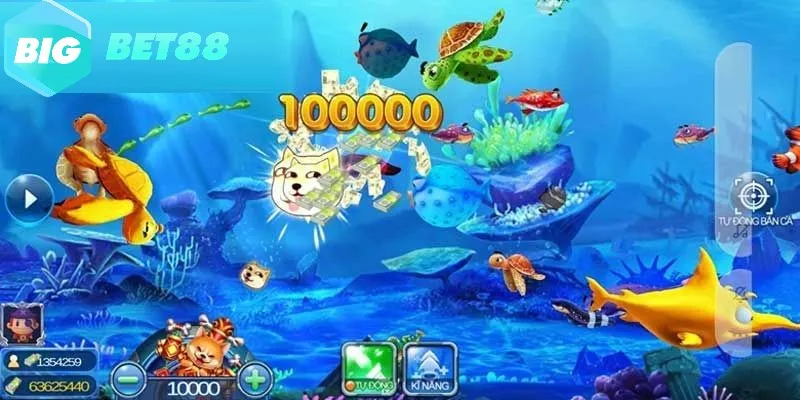 Bắn cá đổi thưởng Đại Dương ấn tượng tại Bigbet88 