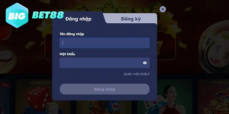 Hướng dẫn đăng nhập Bigbet88