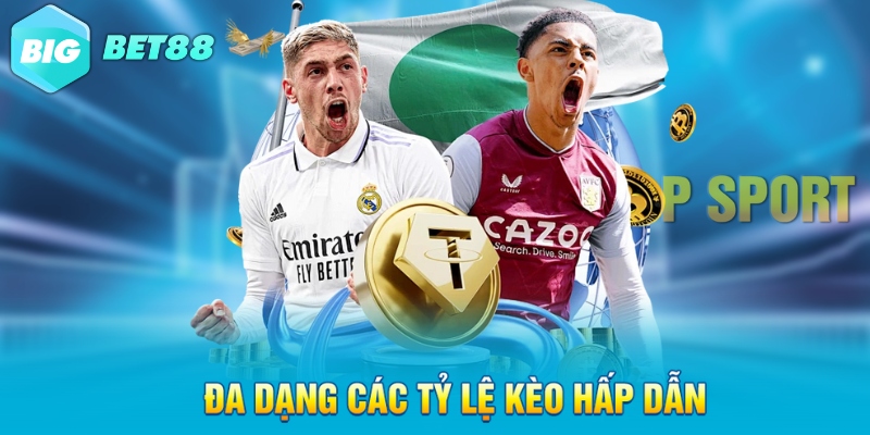 Đa dạng các tỷ lệ kèo hấp dẫn