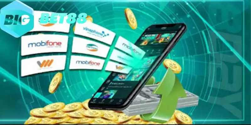 Hướng dẫn rút tiền tại Bigbet88 qua thẻ cào điện thoại 