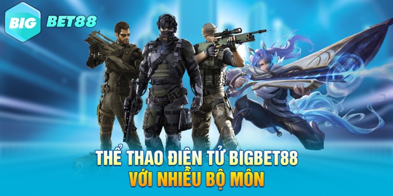 Thể thao điện tử Bigbet88 với nhiều bộ môn