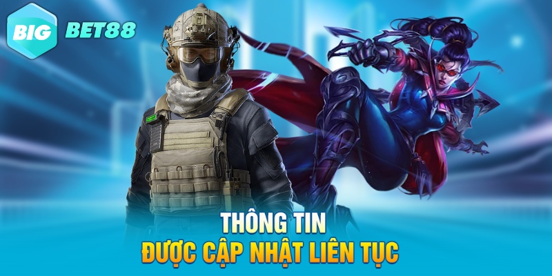 Thông tin được cập nhật liên tục 